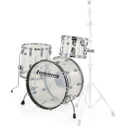 Ludwig Vistalite FAB 22 Clear