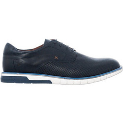 Kricket Ανδρικά Σκαρπίνια Derby Δερμάτινα Navy Μπλε 23Κ-1002