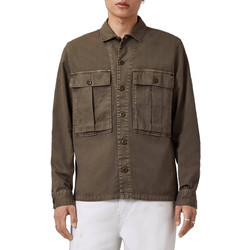 ALL SAINTS ALBYN LS SHIRT M018SD-PASTORAL GREEN DarkGreen