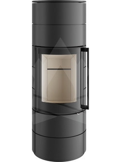 Spartherm Ambiente A3 Titan Ivory Eboris 1300 Ατσάλινη Ξυλόσομπα Αερόθερμη 7.7kW
