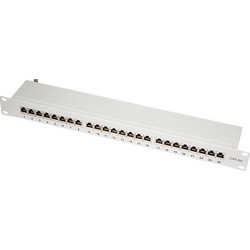 LogiLink NP0060 Ethernet Patch Panel Rack 1U 19" 24 Θυρών Cat.6a Shielded STP
