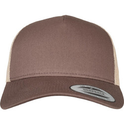 Flexfit Καπέλο Jockey με Δίχτυ Snapback Υφασμάτινο Καφέ 6506T-00632