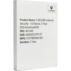F-SECURE Internet Security για 10 Συσκευές και 3 Έτη Χρήσης (Ηλεκτρονική Άδεια)
