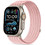 Tech-Protect Nylon Sport Λουράκι Υφασμάτινο Light Pink (Apple Watch 44 / 45 / 46 / 49mm)