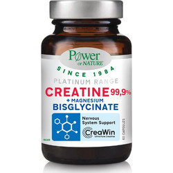 Power Health Creatine & Magnesium Bisglycinate 60 Κάψουλες