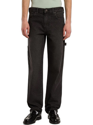 Dickies 993 Ανδρικό Τζιν Παντελόνι Κανονική Εφαρμογή Μαύρο DK0A88PLL241