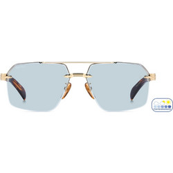 David Beckham DB7170S T5USD Ανδρικά Γυαλιά Ηλίου Aviator Μεταλλικά Χρυσά με Μπλε Φακό
