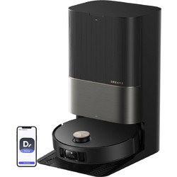 Dreame RLX85CE-4-BLK Σκούπα Ρομπότ για Σκούπισμα & Σφουγγάρισμα με Χαρτογράφηση και Wi-Fi