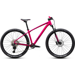 Cube Reaction Pro 2027 Mountain Bike 29" Αλουμινίου με 12 Ταχύτητες και Δισκόφρενα Φούξια