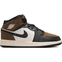 Jordan Air Jordan 1 Mid Ανδρικά Sneakers Μποτάκια Καφέ DQ8423-007