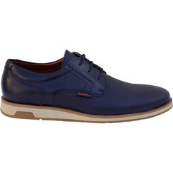 Commanchero Ανδρικά Σκαρπίνια Derby Δερμάτινα Navy Μπλε 72264-727