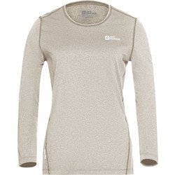 Jack Wolfskin Γυναικείο Αθλητικό T-Shirt Ισοθερμικό Εκρού 1808961-A0056