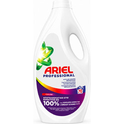 Ariel Professional Επαγγελματικό Υγρό Απορρυπαντικό Πλυντηρίου για Λευκά & Χρωματιστά 70 Μεζούρες