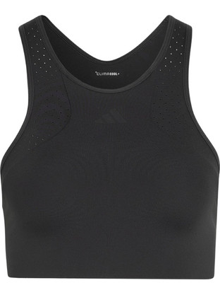 Adidas Tech Intensity Workout Αθλητικό Μπουστάκι με Μέτρια Στήριξη & Αφαιρούμενη Ενίσχυση Μαύρο KG4722