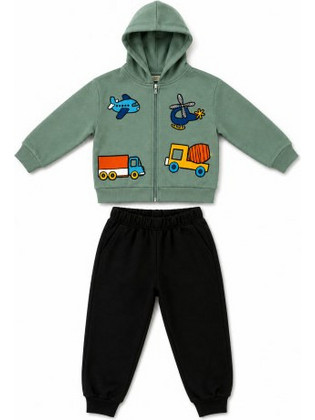 TraX Παιδικό Σετ Φόρμας Πράσινο Mint Μαύρο 50936
