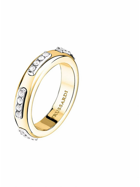 Trussardi Γυναικείο Δαχτυλίδι από Ατσάλι Xρυσό TJAYY110