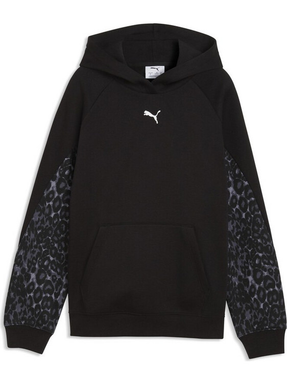 Puma Παιδικό Φούτερ με Κουκούλα Μαύρο 694847-01