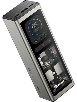 Lenovo G0A3140WWW Power Bank 20000mAh 140W με Ενσωματωμένο Καλώδιο USB-C Grey