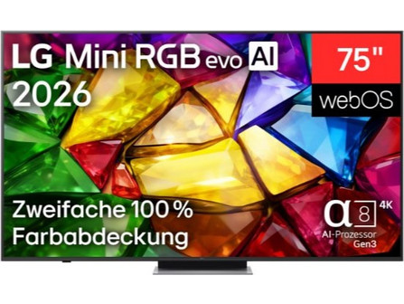 LG 75MRGB87B9B Smart Τηλεόραση 75" 4K UHD RGB-Mini LED HDR (2026)