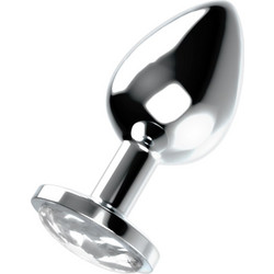 Ohmama Πρωκτική Σφήνα Diamond Plug Ασημί 8435565931803