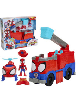 Hasbro Marvel Spidey & His Amazing Friends Rescue Webs Firetruck Φιγούρα Δράσης για 3+ Ετών