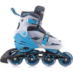 FunActiv Adapt Inline Αυξομειούμενα Rollers Παιδικά Μπλε Μαύρα