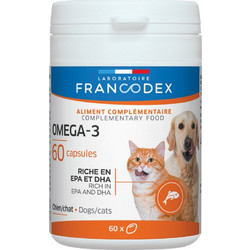 Francodex Omega-3 Ιχθυέλαιο Σκύλου & Γάτας 60 Δισκία