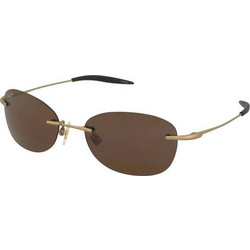 Maui Jim MJ0373S 003 Ανδρικά Γυαλιά Ηλίου Τετράγωνα Μεταλλικά Χρυσά με Καφέ Φακό