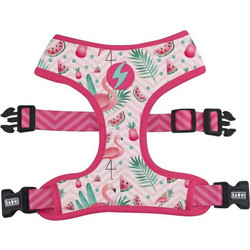 Dashi Flamingo Mesh Σαμαράκι Σκύλου Γιλέκο Ροζ Medium