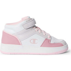 Champion Rebound 2.0 Παιδικά Sneakers Μποτάκια Λευκά Ροζ Λιλά S32498-WW038
