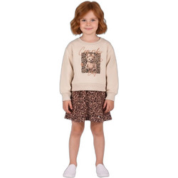 Joyce Teddy Παιδικό Φόρεμα Μπεζ Καφέ 2661601