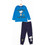 Cimpa Παιδική Πιτζάμα Βαμβακερή Χειμωνιάτικη Royal Blue Navy Μπλε SN21651