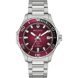 Bulova Marine Star Ανδρικό Ρολόι Αυτόματο με Ασημί Μεταλλικό Μπρασελέ 98B472