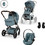 Cybex Balios S Lux TPE Καρότσι Μωρού 3 σε 1 Stormy Blue