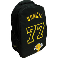 Back Me UP NBA Luka Doncic Σχολική Τσάντα Πλάτης Δημοτικού Μαύρη 378-12032