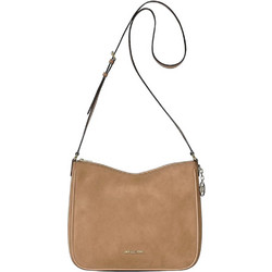 Michael Kors Γυναικεία Τσάντα Χιαστί Σουέτ Ταμπά με Στενό Λουρί 35S6G5ZM2S-CAM