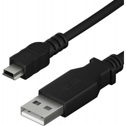 Yenkee YCU 010 Καλώδιο USB-A Male 2.0 to USB-A Mini Male 1.5m Black