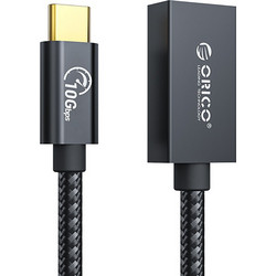 Orico CAF31 Καλώδιο Braided USB-A Female 3.1 to USB-C Male 0.3m Black