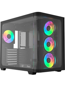Ocypus Iota C70 Curve ARGB Digital Black Gaming Midi Tower Κουτί Υπολογιστή RGB με Πλαϊνό Παράθυρο