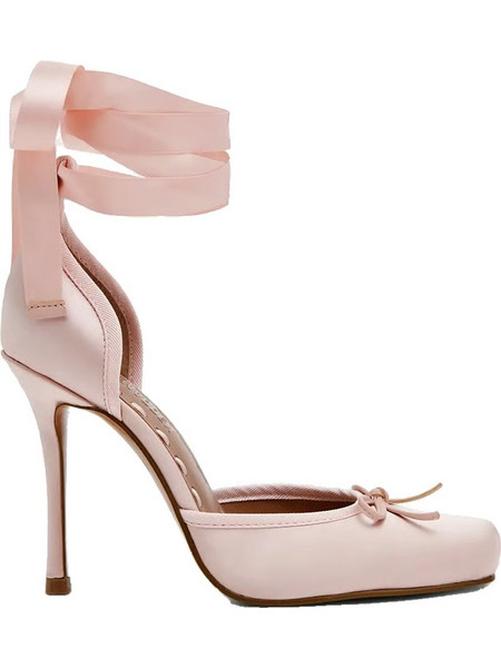 Steve Madden Γόβες με Τακούνι Στιλέτο με Λουράκι & Φιόγκο Nude SH1100555504