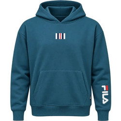 Fila Timoa Brushed Παιδικό Φούτερ με Κουκούλα Πετρόλ APJPK26003-620