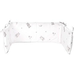Lorelli Little Bear Πάντα Κούνιας Λευκό Γαλάζιο 27x145cm
