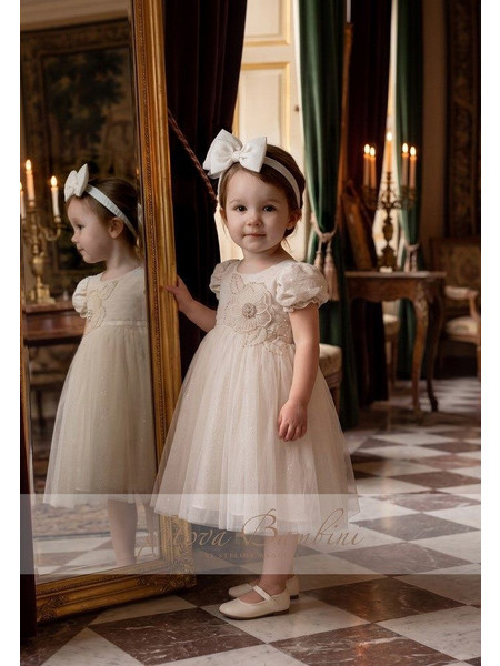 Stova Bambini Βαπτιστικό Φόρεμα 2τμχ AW26/27-G1
