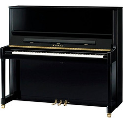 Kawai K-600 Κλασικό Πιάνο Όρθιο με 88 Πλήκτρα Τυπικής Αφής Black Polished