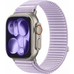 Tech-Protect NylonLoop Λουράκι Υφασμάτινο Purple (Apple Watch 44 / 45 / 46 / 49mm)