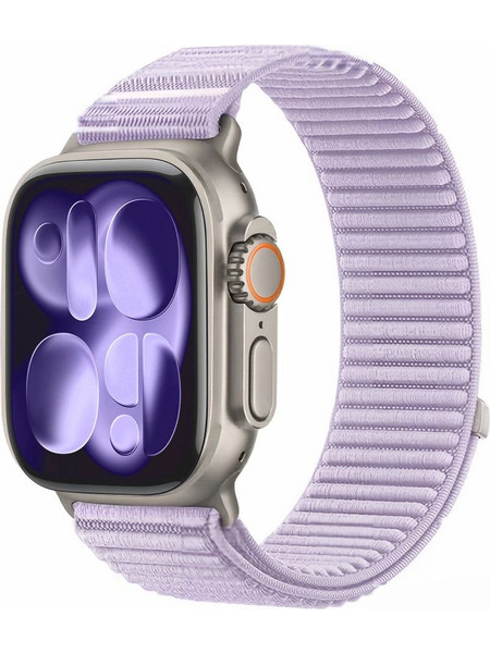 Tech-Protect NylonLoop Λουράκι Υφασμάτινο Purple (Apple Watch 44 / 45 / 46 / 49mm)