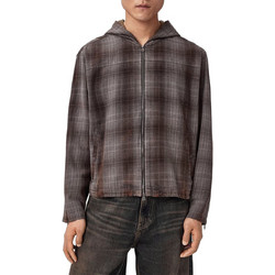 AllSaints Santo Ανδρικό Πουκάμισο Γκρι M030SF