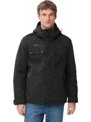 Camel Active Ανδρικό Μπουφάν Χειμωνιάτικο Μαύρο C262-420024-8N15