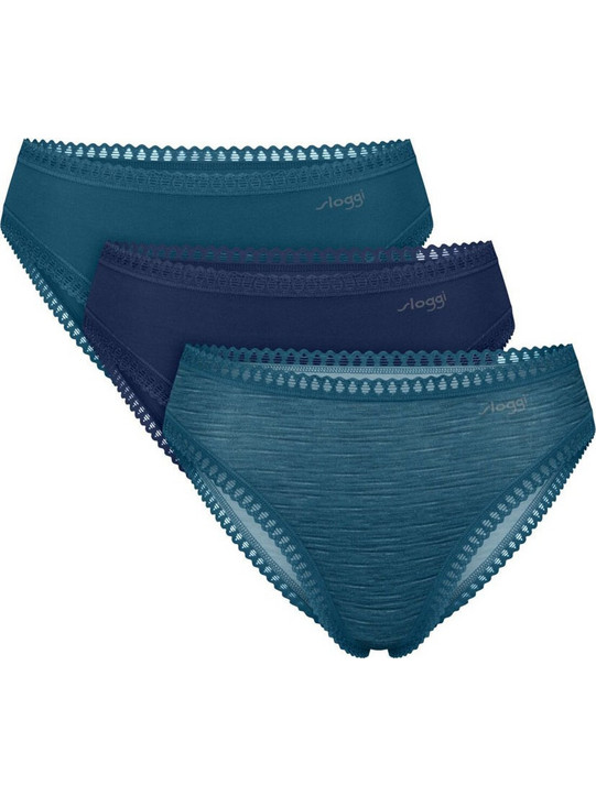 Sloggi Go Crush Mini Βαμβακερά Γυναικεία Slip 3Pack 10219685-RAF