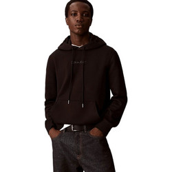 Calvin Klein Ανδρικό Φούτερ με Κουκούλα & Τσέπες Καφέ LV04LH233G-UB1